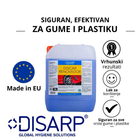 Sredstvo za obnovu gume i plastike - DISCAR RENOVADOR 10L - Greentime