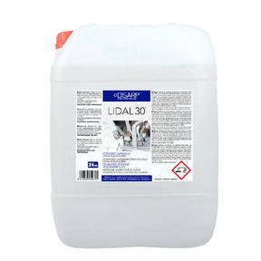 Lidal 30 je jak kiseli deterdžent namijenjen uklanjanju tvrdokornih mineralnih taloga, kamenca, oksida i naslaga iz opreme i površina. Posebno efikasan u mljekarama, pivarama i industrijama gdje je voda tvrda i sklona stvaranju taloga.