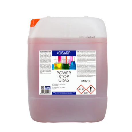 Power StopGras je koncentrisani degreaser za brzo uklanjanje masnoća, ulja i zagorjele prljavštine. Idealan je za masno kontaminirane radne površine, industrijske podove, mašine i opremu.