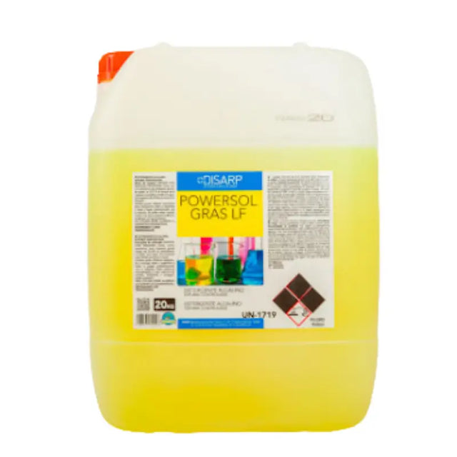 Powersol Gras je snažan industrijski degreaser formulisan za uklanjanje tvrdokornih masnoća i ulja u prehrambenim pogonima. Dizajniran za rad u područjima sa intenzivnim nakupljanjem masnoće i zagorenih ostataka.