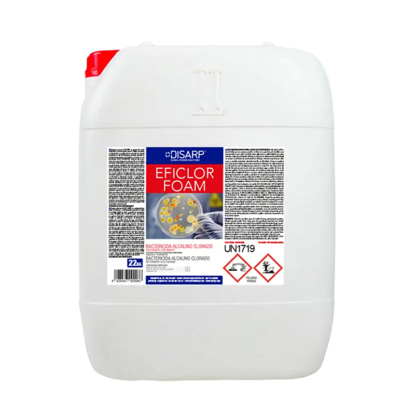 Eficlor Foam je profesionalni pjenasti dezinficijens na bazi hlora. Formulacija proizvodi gustu, stabilnu pjenu koja omogućava duži kontakt s površinom, čime se povećava efikasnost dezinfekcije.