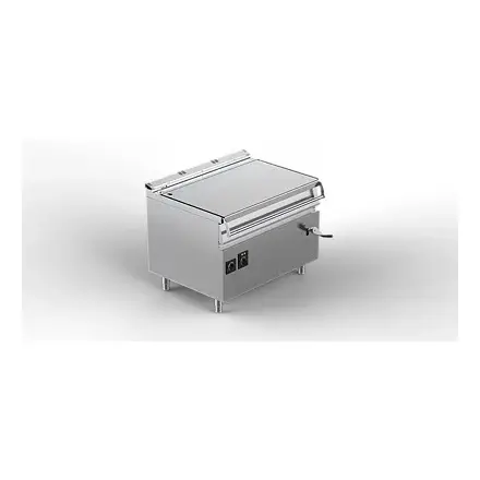 Električna preklopna tava OFFCAR MILO M9BRE12I - inox kada 120 L (63 dm2), ručno preklapanje