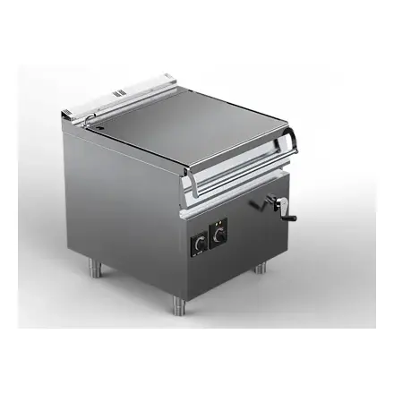 Električna preklopna tava OFFCAR MILO M9BRE80I - inox kada 80 L (41 dm2), ručno preklapanje