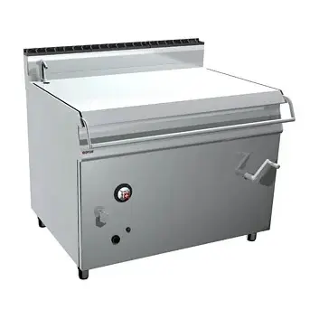 Plinska preklopna tava OFFCAR MILO M9BRG15I - inox kada 150 L (63 dm2), ručno preklapanje