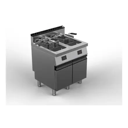 Profesionalna plinska friteza OFFCAR MILO M7FRG30YF - brza, 2 Y-kade 15L